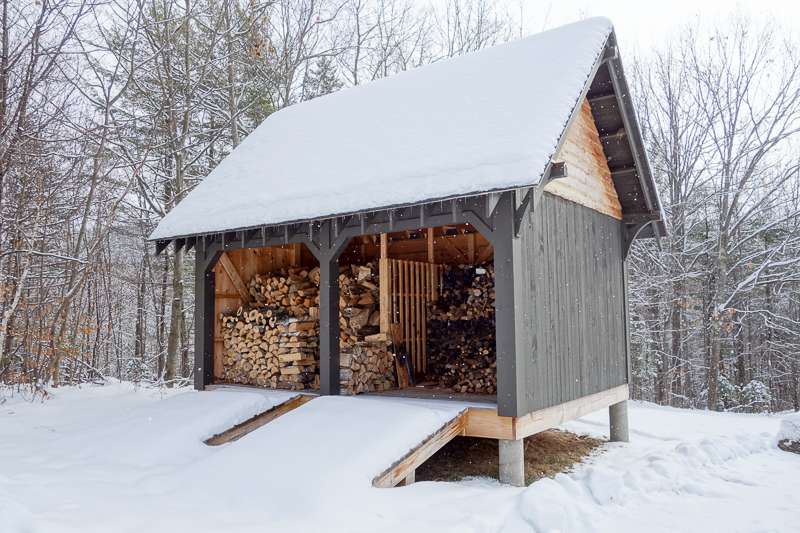 Wood shed